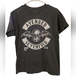 AVENGED SEVENFOLD A7X 1999 CA METAL BAND T-SHIRT. NO SIZE.PLZ SEE TO MEASUREMENT